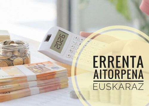 Errenta aitorpena euskaraz: hala duzu hautatua?